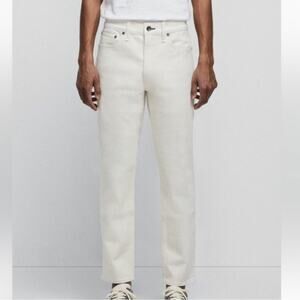 Rag & Bone Men’s Fit 2 Slim Fit Cut Stone Off White Denim Jeans Size 29 x 32